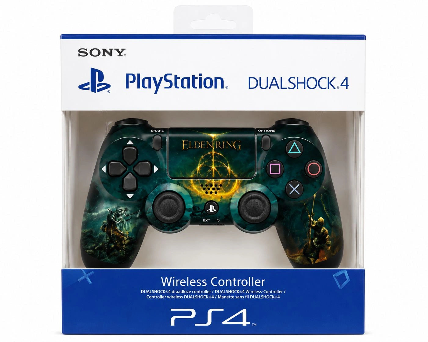 Elden Ring Themed PS4 Wireless Controller – Special Edition Gamepad