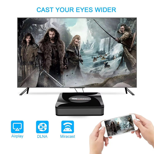 TX30 Pro Android TV Box – 8GB RAM | 128GB ROM | Android 13
