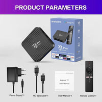 Z1 Pro – Android TV Box 8GB RAM | 128GB Storage | Voice Remote | Bluetooth