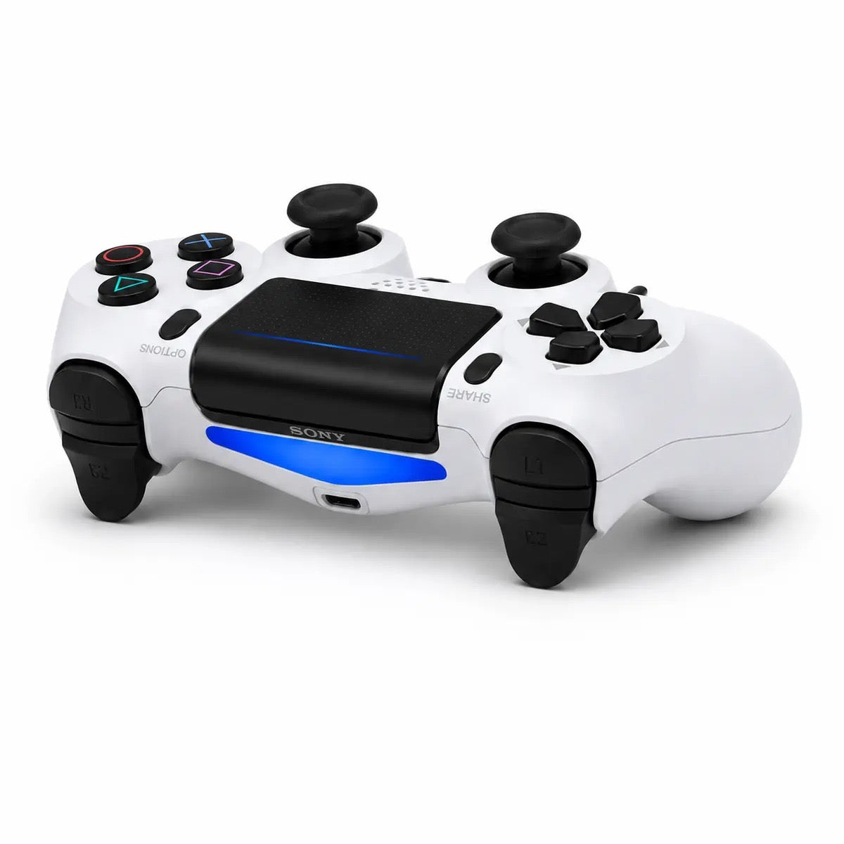 White PS4 Controller – Wireless DualShock 4 Gamepad | Laptoys Pakistan