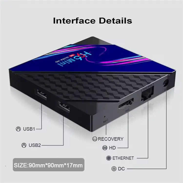 H96 Mini – Android 13 TV Box 8GB+128GB | Compact Design | High Performance