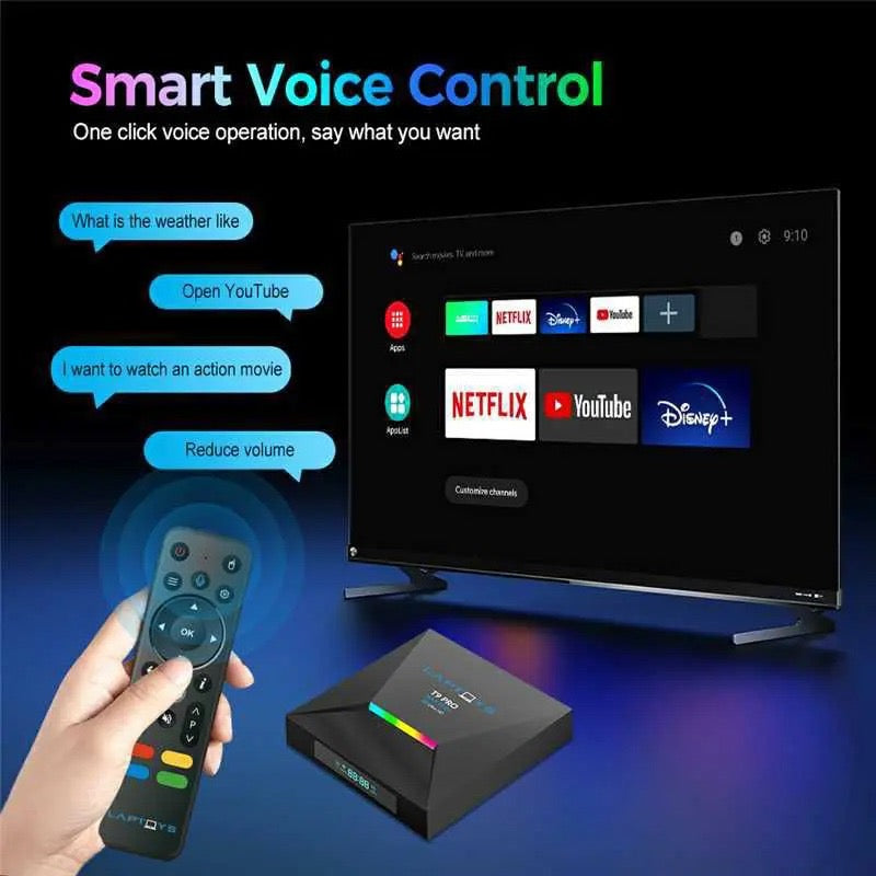 Z1 Android TV Box – 8GB/128GB with Voice Remote | Ultra Smooth 4K Streaming