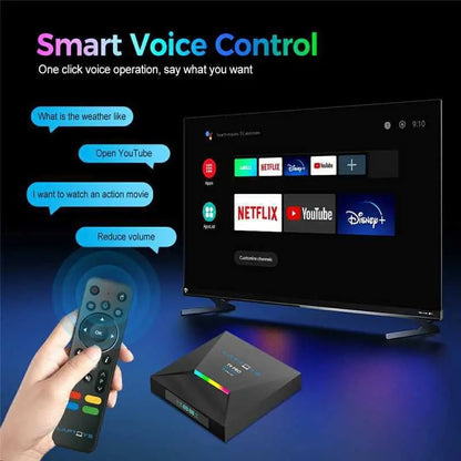 Z1 Android TV Box – 8GB/128GB with Voice Remote | Ultra Smooth 4K Streaming