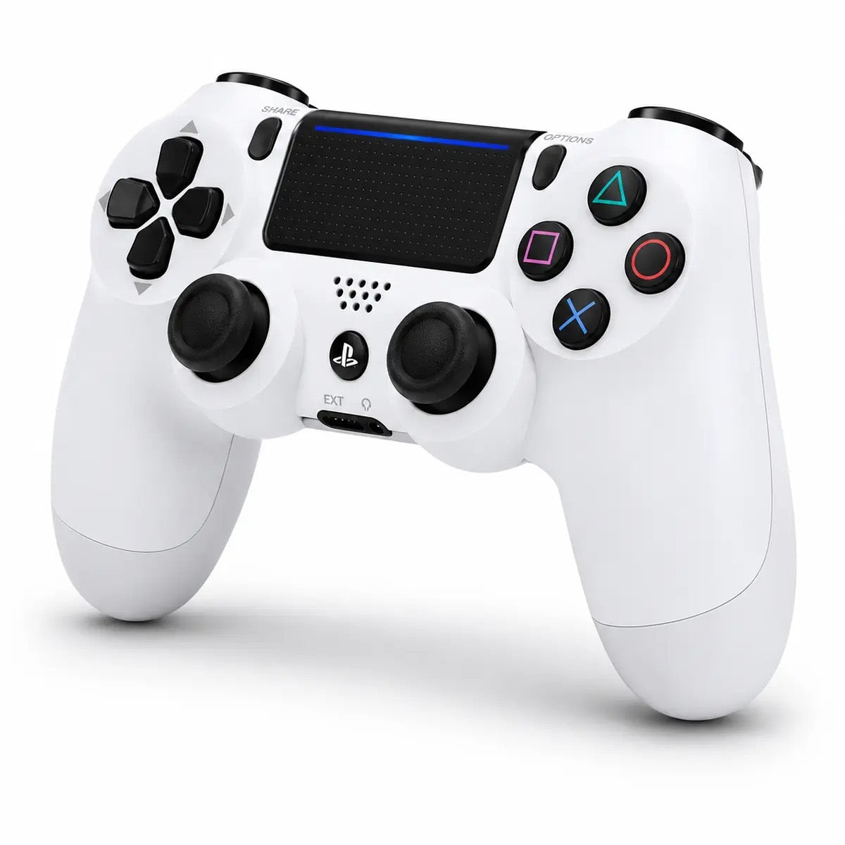 White PS4 Controller – Wireless DualShock 4 Gamepad | Laptoys Pakistan