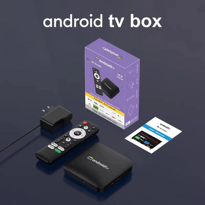 H96 Purple – Android 15 TV Box 8GB+128GB | Voice Remote | Bluetooth