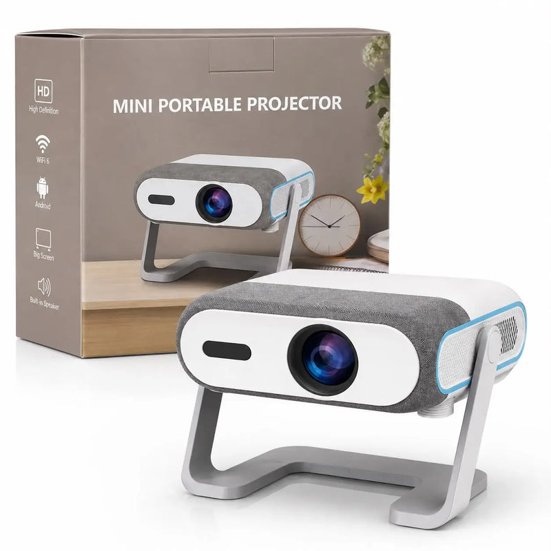 XNano HA116 Smart Projector – Native 1080P | Android 14 | 350 ANSI | Auto Focus | WiFi & Bluetooth