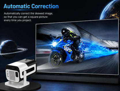 JY320 Smart Android Projector – 720P HD, Android 13, Dual WiFi & Bluetooth 5.1