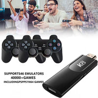 K8 HDMI Game Stick Lite – 30,000+ Retro Games, 2 Wireless Controllers