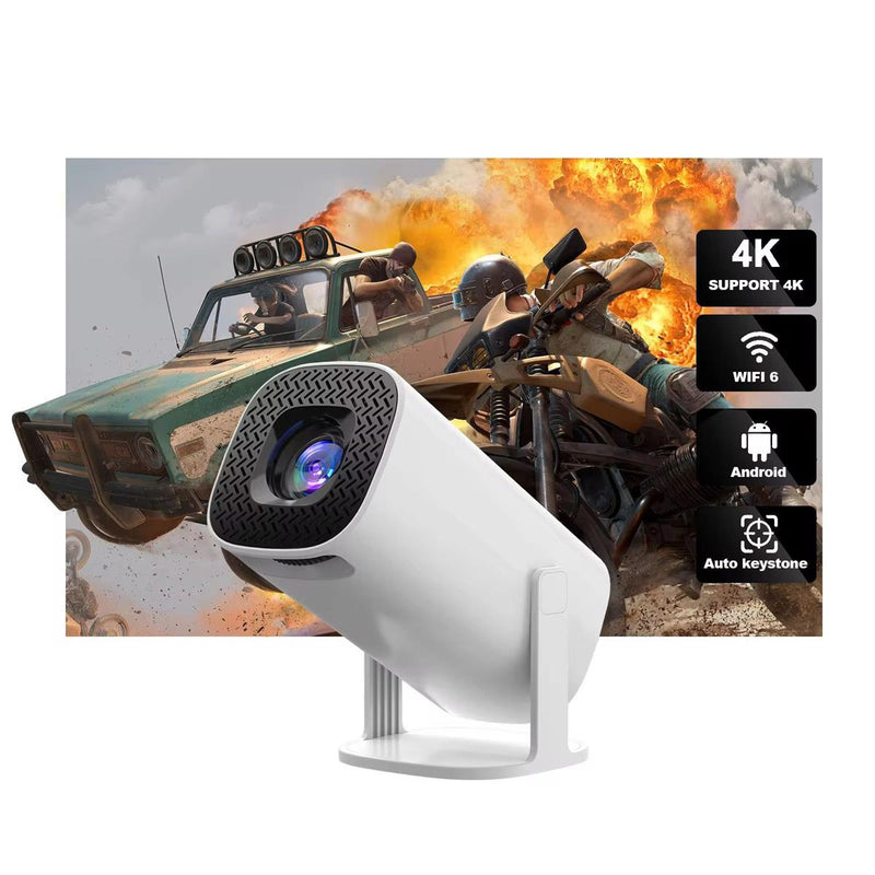 P30 Smart LED Projector – 4K Support | Android OS | WiFi + Bluetooth | Home Cinema Ready