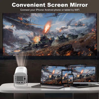 P30 Smart LED Projector – 4K Support | Android OS | WiFi + Bluetooth | Home Cinema Ready