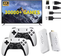 M22 Retro Gaming Stick – 64GB | 30,000+ Built-in Games | 2.4GHz Wireless Controllers | 4K HDMI Plug & Play Console