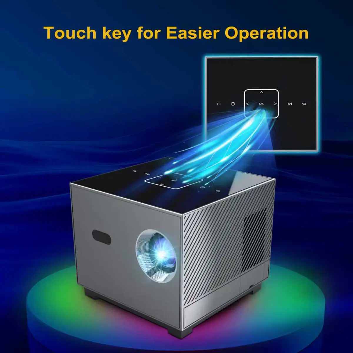 Xnano X3 Mini Projector – Android 11, 8K Video, 5G WiFi, Portable Home Theater