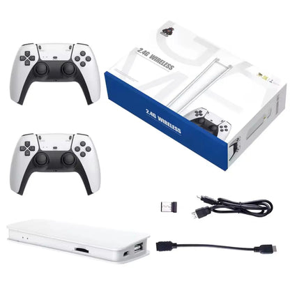 M15 (64GB) HDMI Game Stick Lite Console – 2.4G Wireless Controllers – 4K – 20,000 Video Game Retro Box – Plug and Play