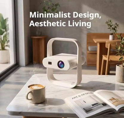 LQ70 HD Smart Projector – 180° Rotating | Android | WiFi 6 | Bluetooth | Home Theater