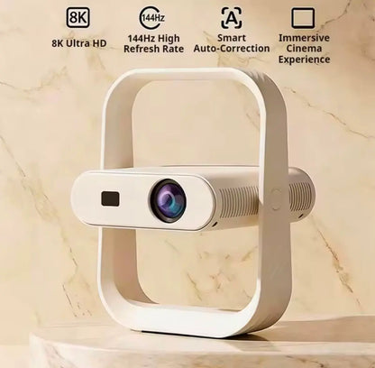 LQ70 HD Smart Projector – 180° Rotating | Android | WiFi 6 | Bluetooth | Home Theater